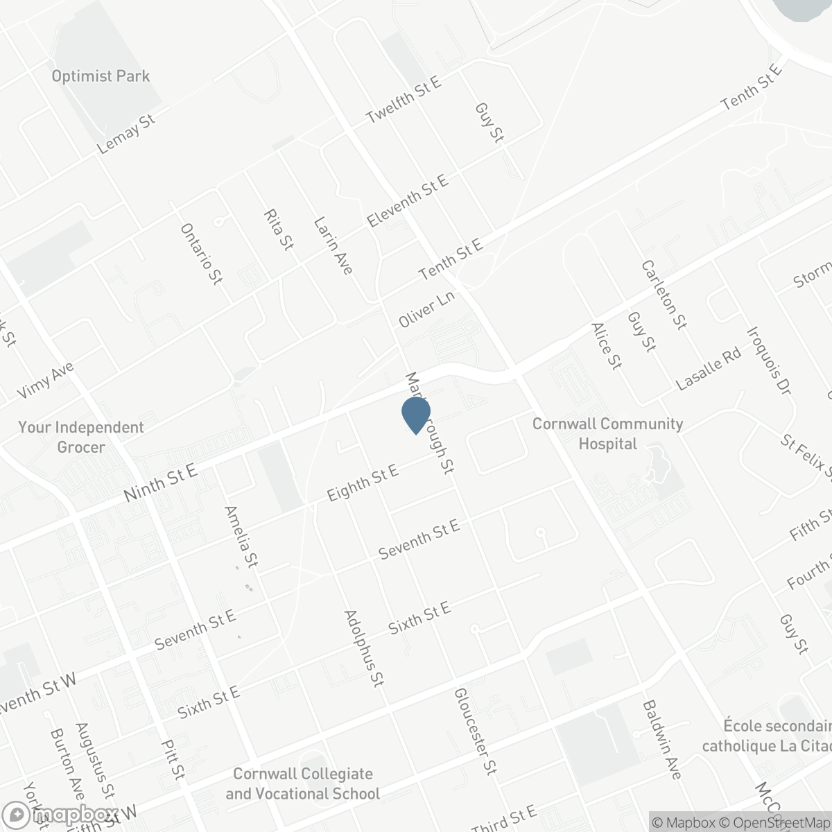 822 MARLBOROUGH STREET N, Cornwall, Ontario K6H 4B4